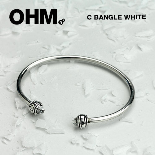 OHM C Bangle - White